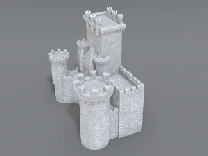 castle 3D Print Model