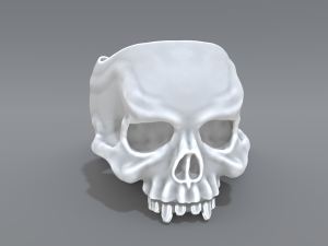 ring scull 3D Print Model
