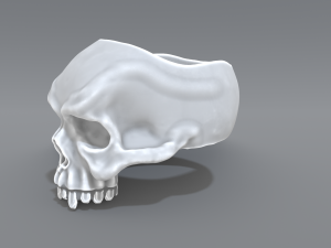 ring scull 3D Print Model
