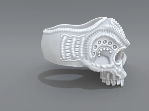 ring scull 3D Print Model