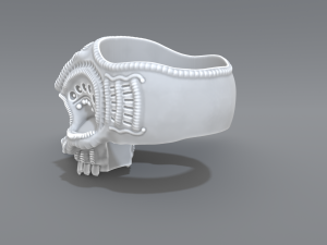 ring scull 3D 프린트 모델