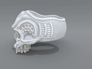 ring scull 3D Print Model