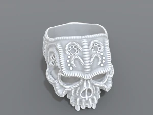 ring scull 3D Print Model