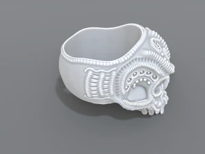 ring scull 3D Print Model