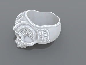 ring scull 3D Print Model