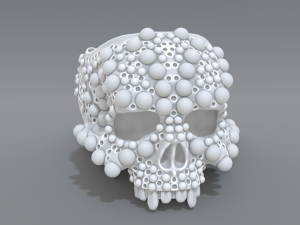 ring scull Modelo de impresión 3D