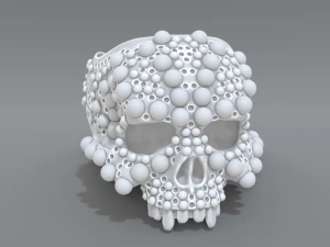 ring scull 3D Print Model