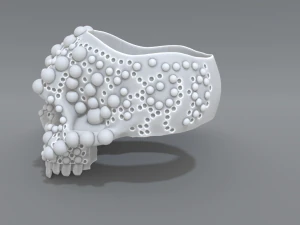 ring scull 3D Print Model