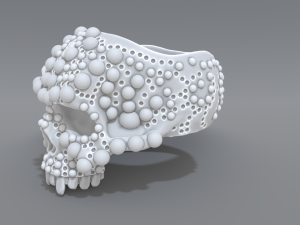 ring scull Modelo de impresión 3D