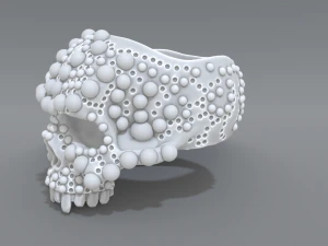 ring scull 3D Print Model