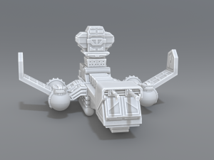 spaceship 3D Print Model