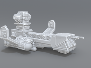 spaceship 3D Print Model