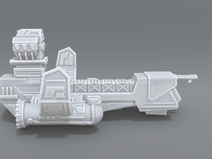 spaceship 3D Print Model