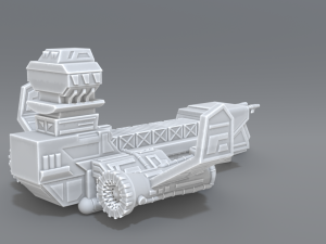 spaceship 3D Print Model