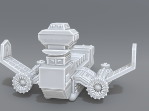 spaceship 3D Print Model