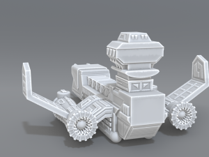spaceship 3D Print Model