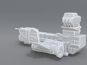 spaceship 3D Print Model