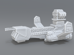 spaceship 3D Print Model