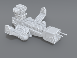 spaceship 3D Print Model