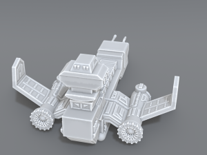 spaceship 3D Print Model