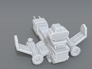 spaceship 3D Print Model