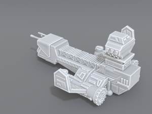 spaceship 3D Print Model