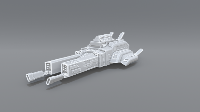 spaceship Modelo de Impressão 3D .c4d .max .obj .3ds .fbx .stl .blend 