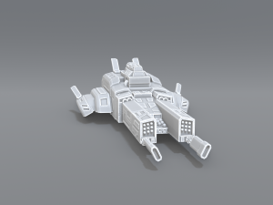 spaceship Modelo de Impressão 3D