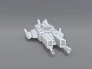 spaceship 3D Print Model