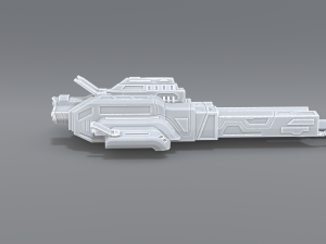 spaceship Modelo de Impressão 3D