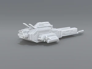 spaceship 3D Print Model