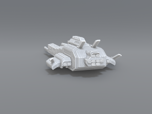 spaceship Modelo de Impressão 3D