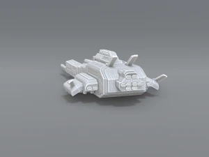 spaceship 3D Print Model