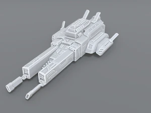 spaceship 3D Print Model