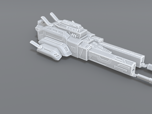 spaceship Modelo de Impressão 3D