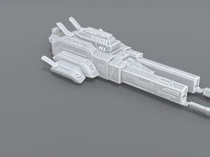 spaceship 3D Print Model