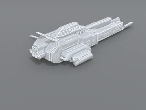 spaceship 3D Print Model