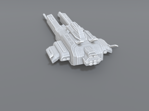 spaceship Modelo de Impressão 3D