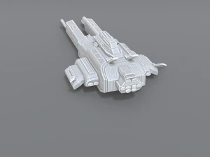 spaceship 3D Print Model