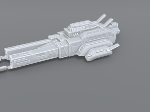 spaceship Modelo de Impressão 3D
