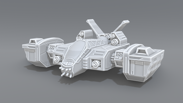 spaceship Modèles 3D en vedette .c4d .max .obj .3ds .fbx .stl .blend 
