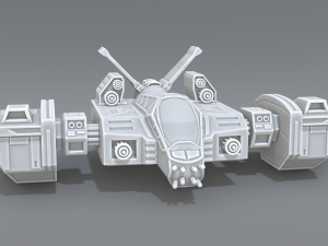 spaceship Modèles 3D en vedette