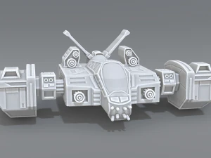spaceship 3D Print Model