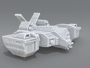 spaceship 3D Print Model