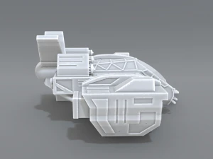 spaceship 3D Print Model