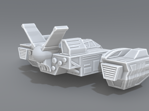 spaceship Modèles 3D en vedette