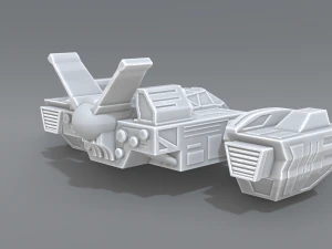 spaceship 3D Print Model