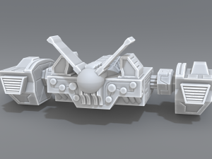 spaceship Modèles 3D en vedette