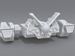 spaceship Modèles 3D en vedette