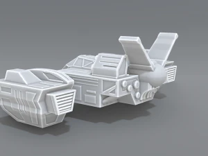 spaceship 3D Print Model